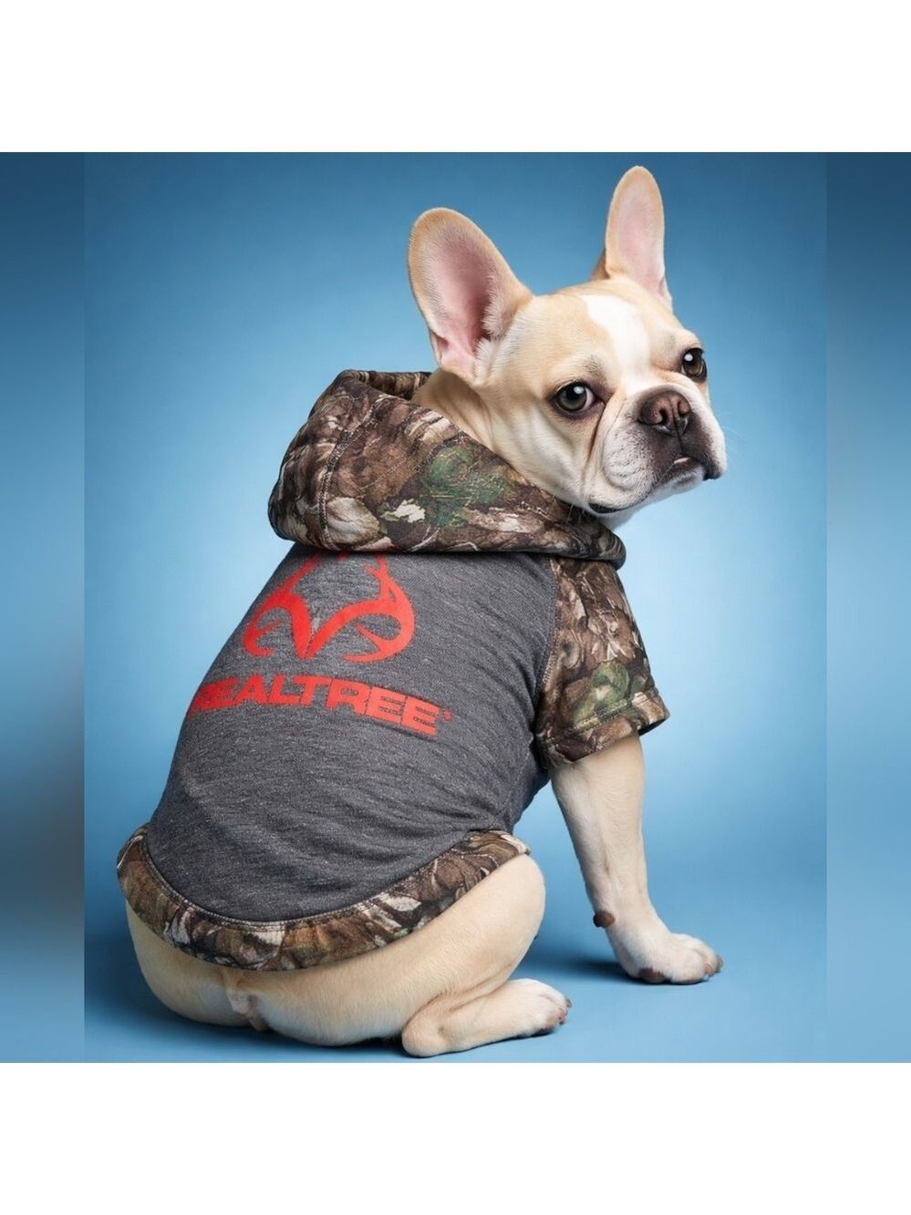Pets First Gray Camouflage Dog Hoodie #DGC1